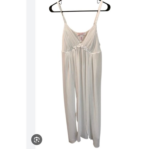 Oscar de la Renta Pink Label Powdered Babydoll Lingerie Dress - Small - Picture 3 of 9